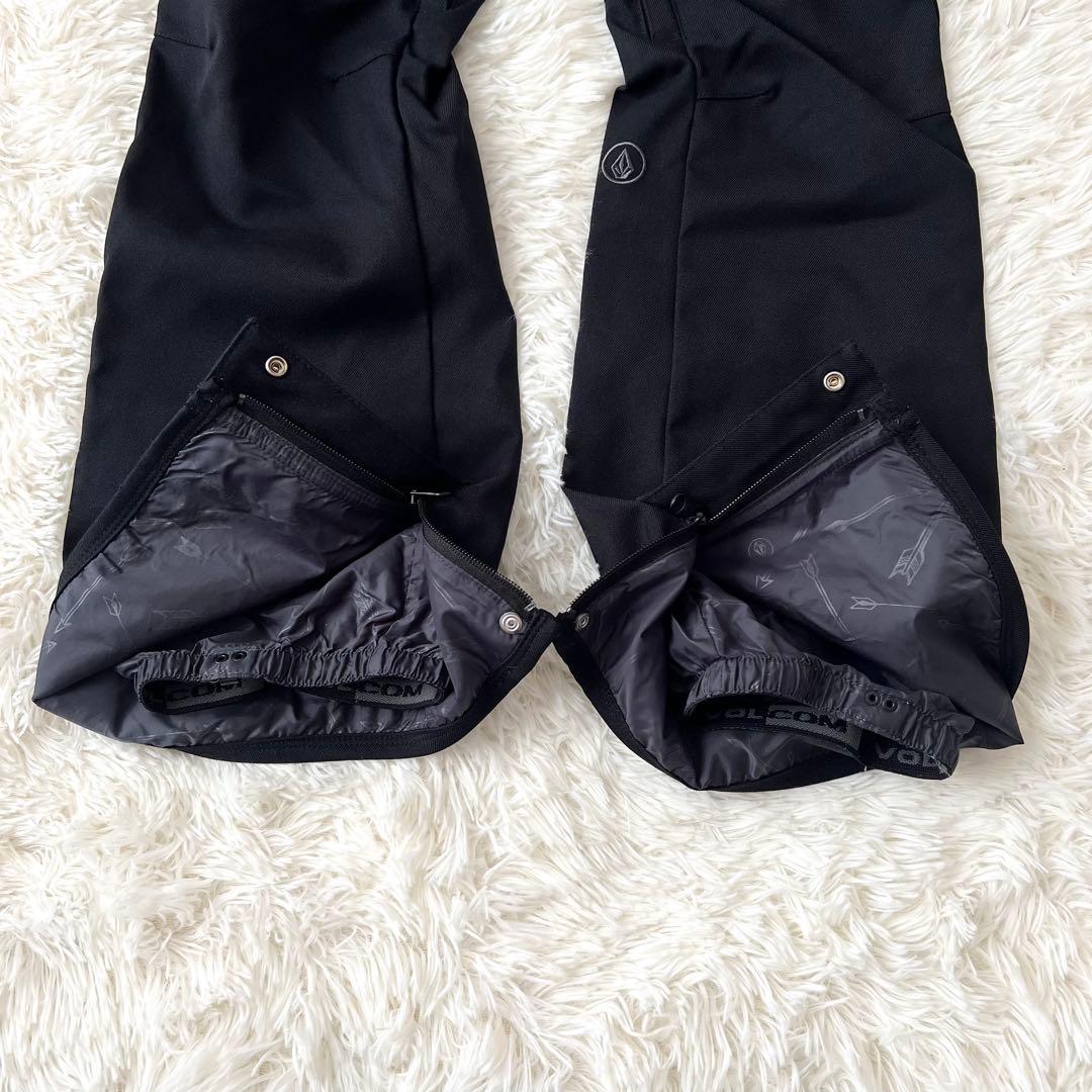 【美品】VOLCOM スノーボードウェア パンツ スリムストレッチ 黒 SP