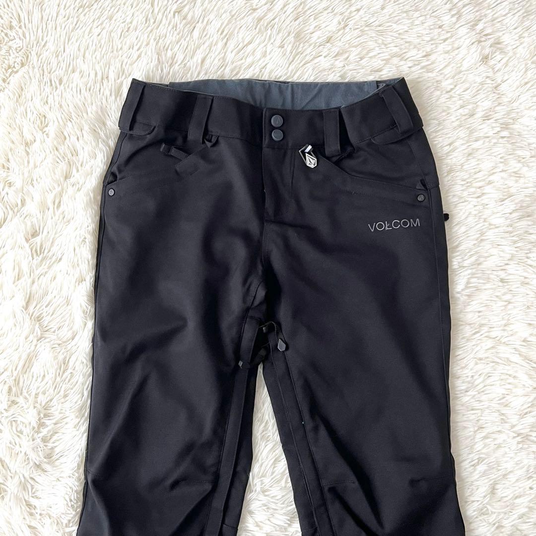 【美品】VOLCOM スノーボードウェア パンツ スリムストレッチ 黒 SP