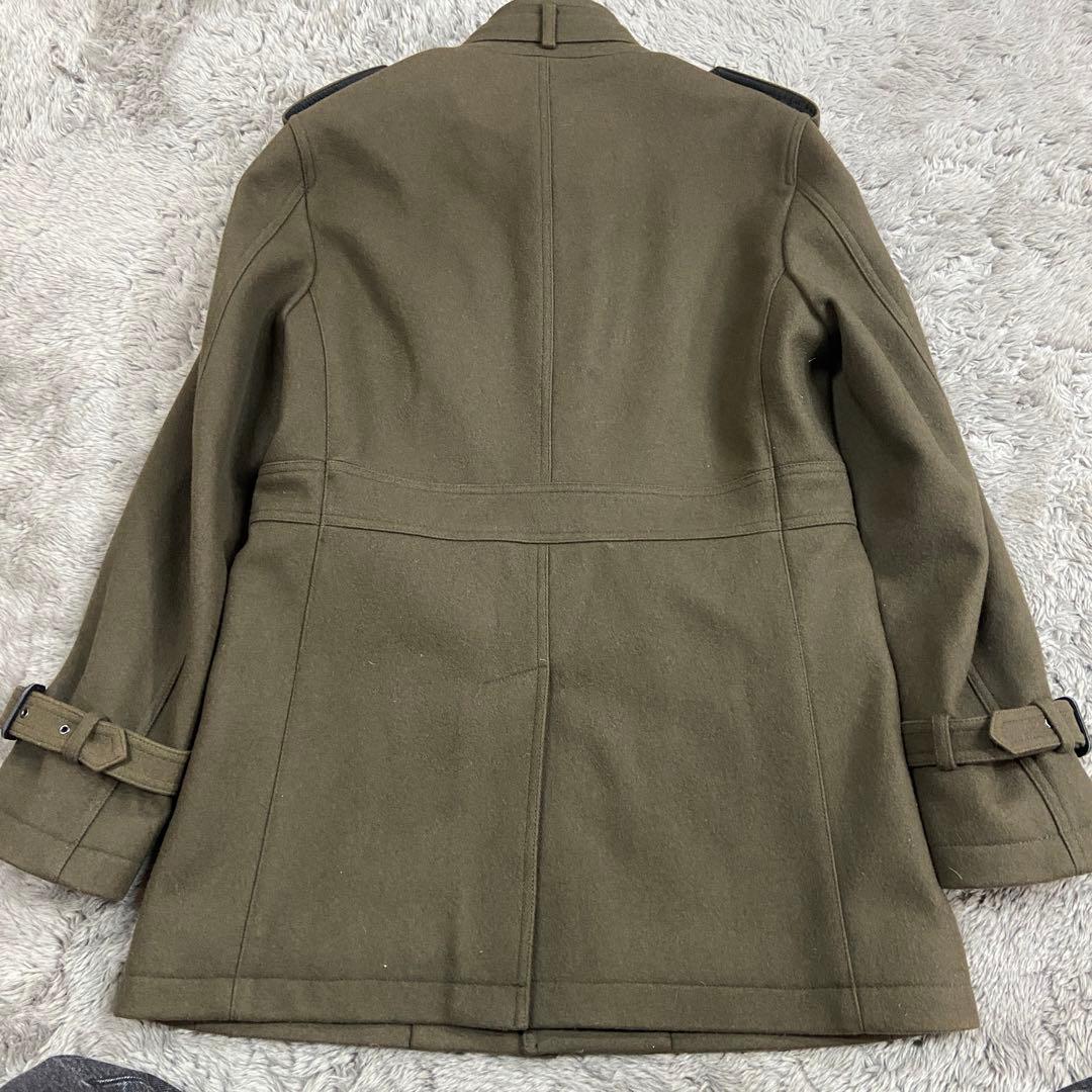 美品⭐️Burberry バーバリー　ブラックレーベル　ナポレオンコート　メンズ