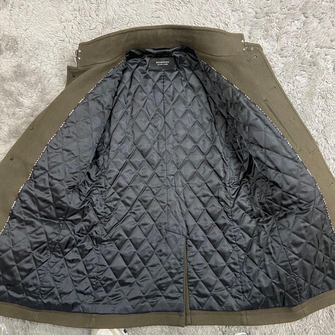 美品⭐️Burberry バーバリー　ブラックレーベル　ナポレオンコート　メンズ