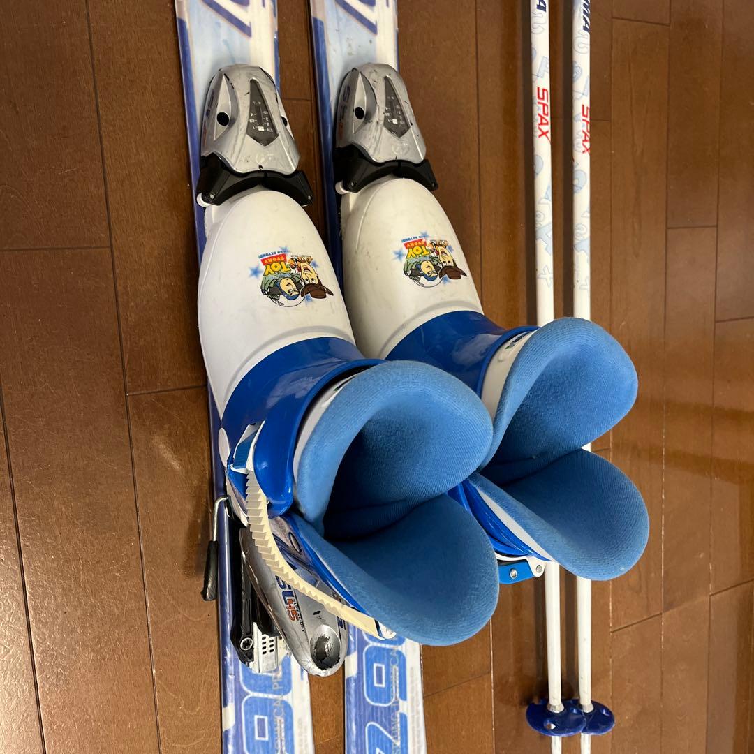 子ども用スキー板　スキー靴　ストックセット