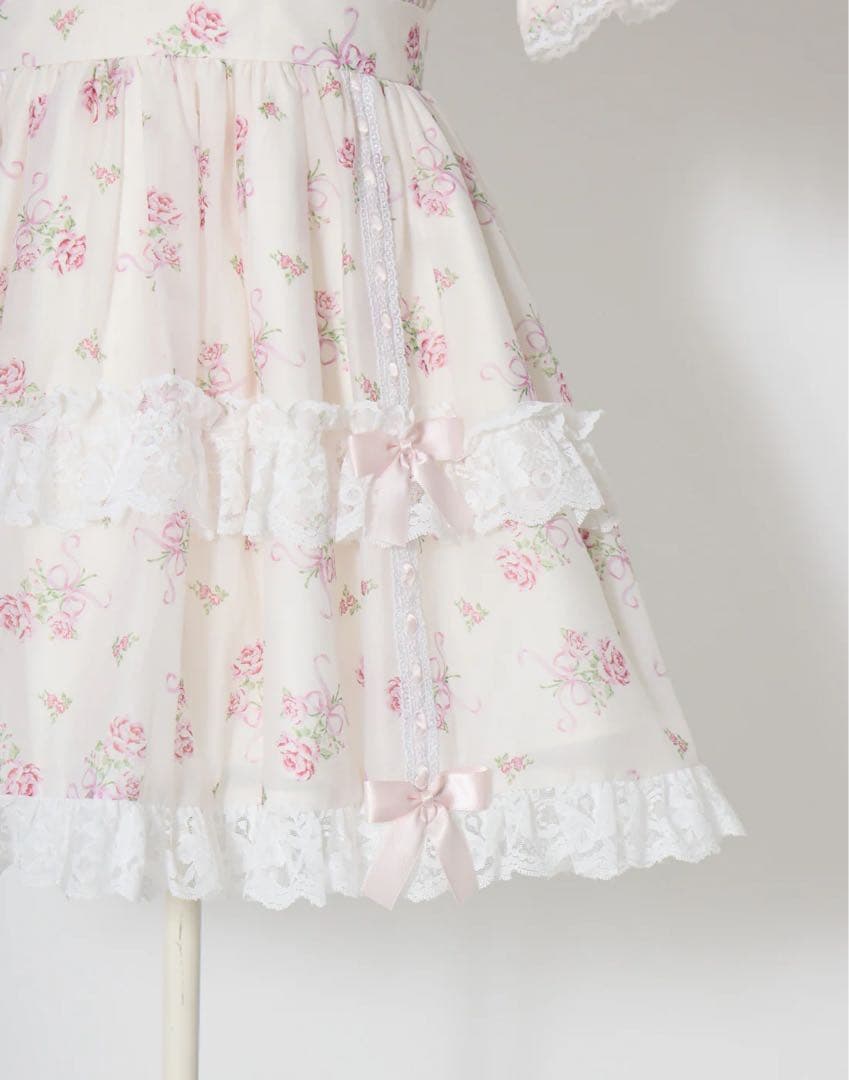 Ribbon rose garden onepiece／Fiorforte