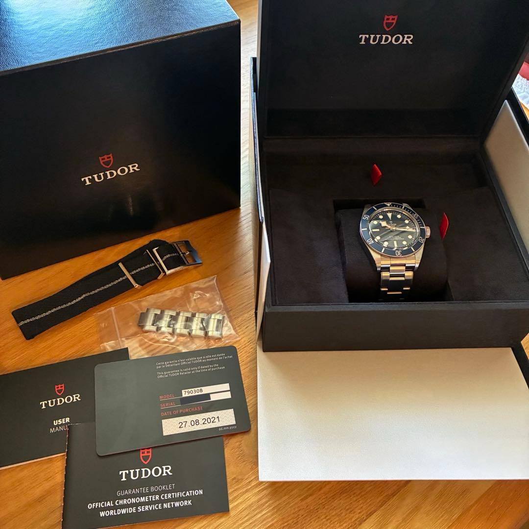TUDOR ブラックベイ58 ブルー　39mm 腕時計　メンズ　美品✨