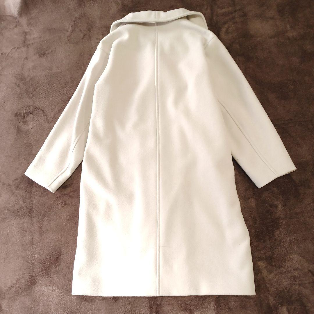 プラステ　ウールモッサ 2WAYスタンドカラーコート　ロング