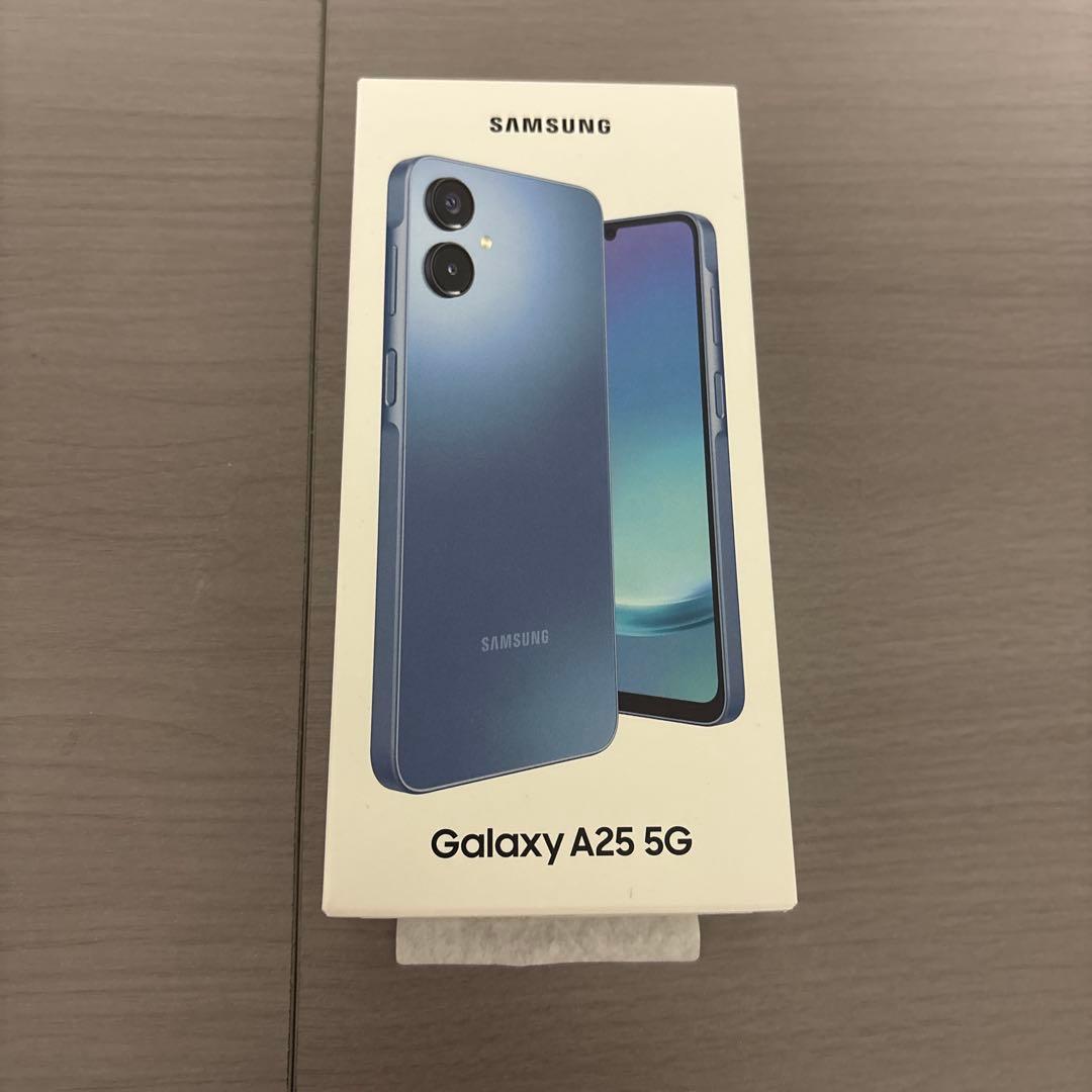 新品未使用　Samsung Galaxy A25 5G Blue