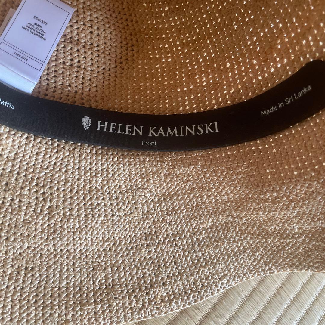 新品未使用　ヘレンカミンスキー　ラフィア　帽子　Villa9