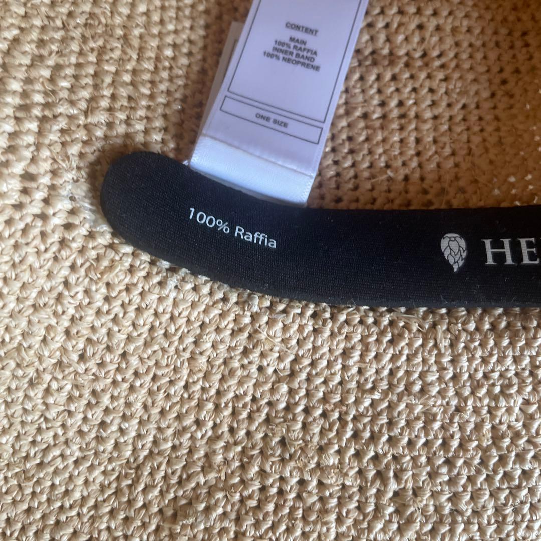新品未使用　ヘレンカミンスキー　ラフィア　帽子　Villa9