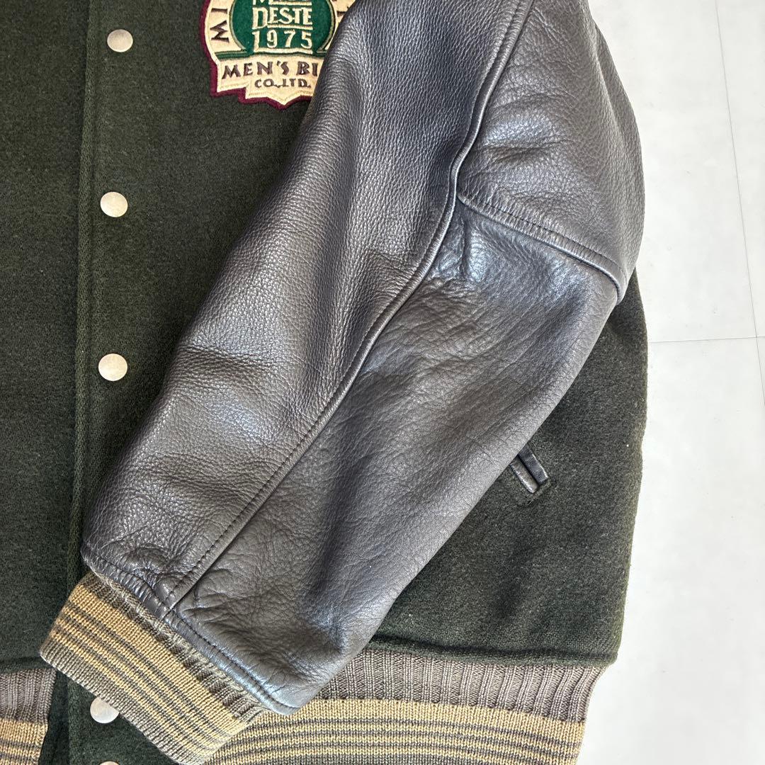 MEN'S BIGI スタジャン　袖レザー