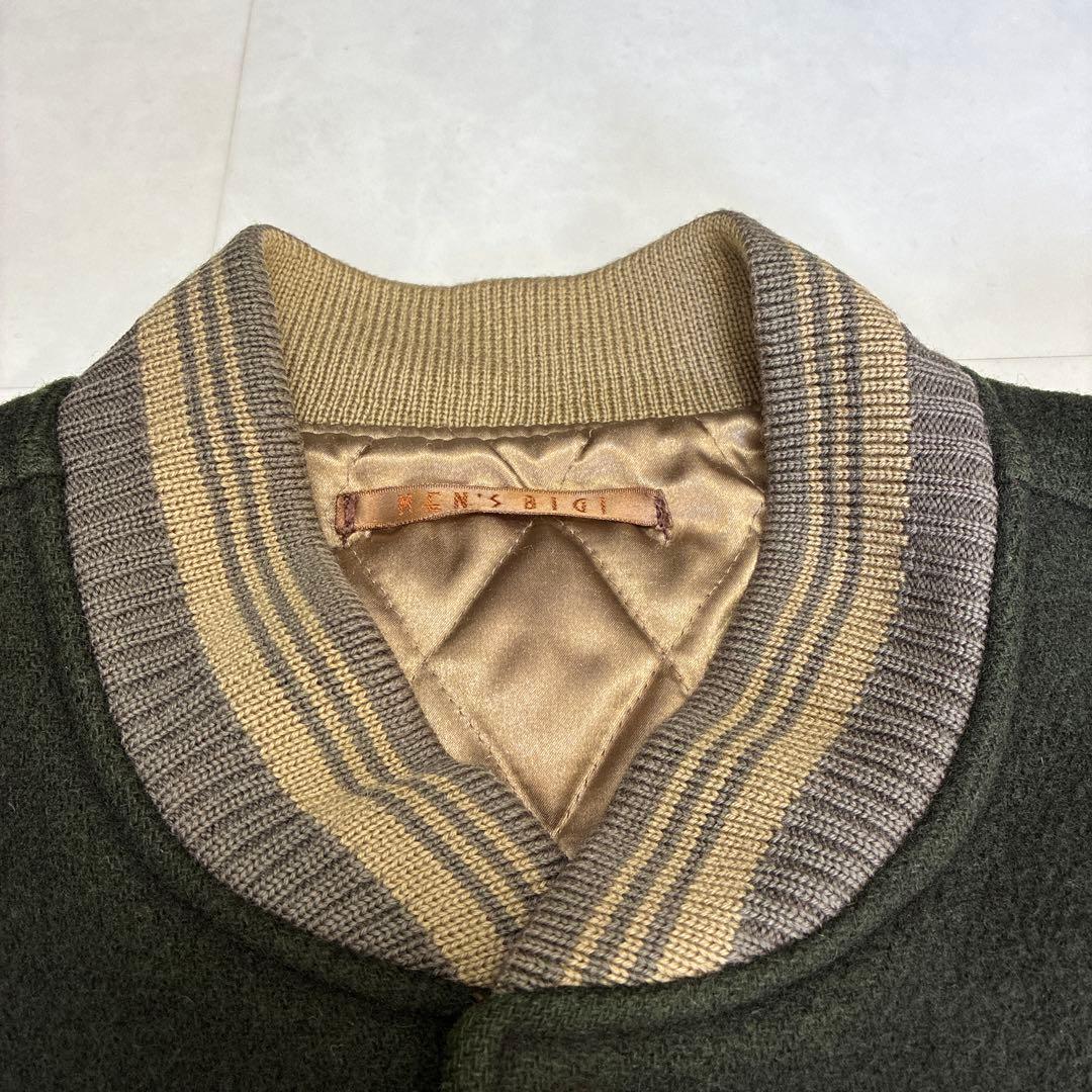 MEN'S BIGI スタジャン　袖レザー