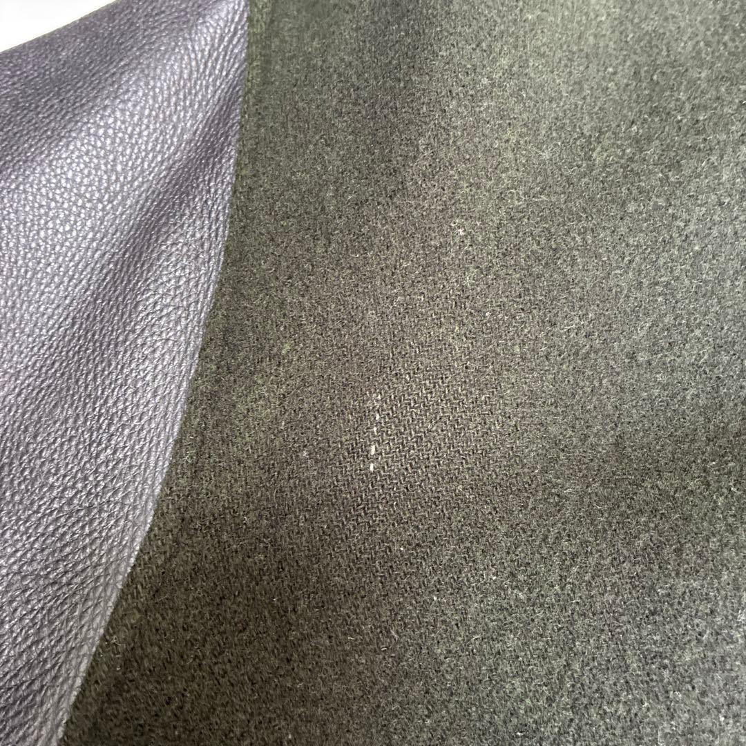 MEN'S BIGI スタジャン　袖レザー