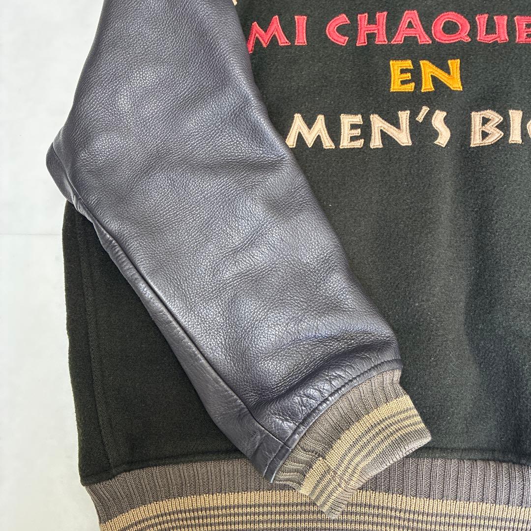 MEN'S BIGI スタジャン　袖レザー