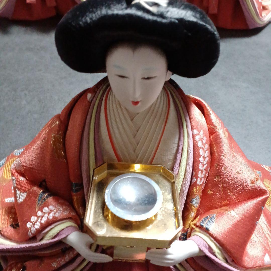 吉徳大光 雛人形 三人官女　初節句　ひな人形　お雛様　お内裏様　ひな祭り