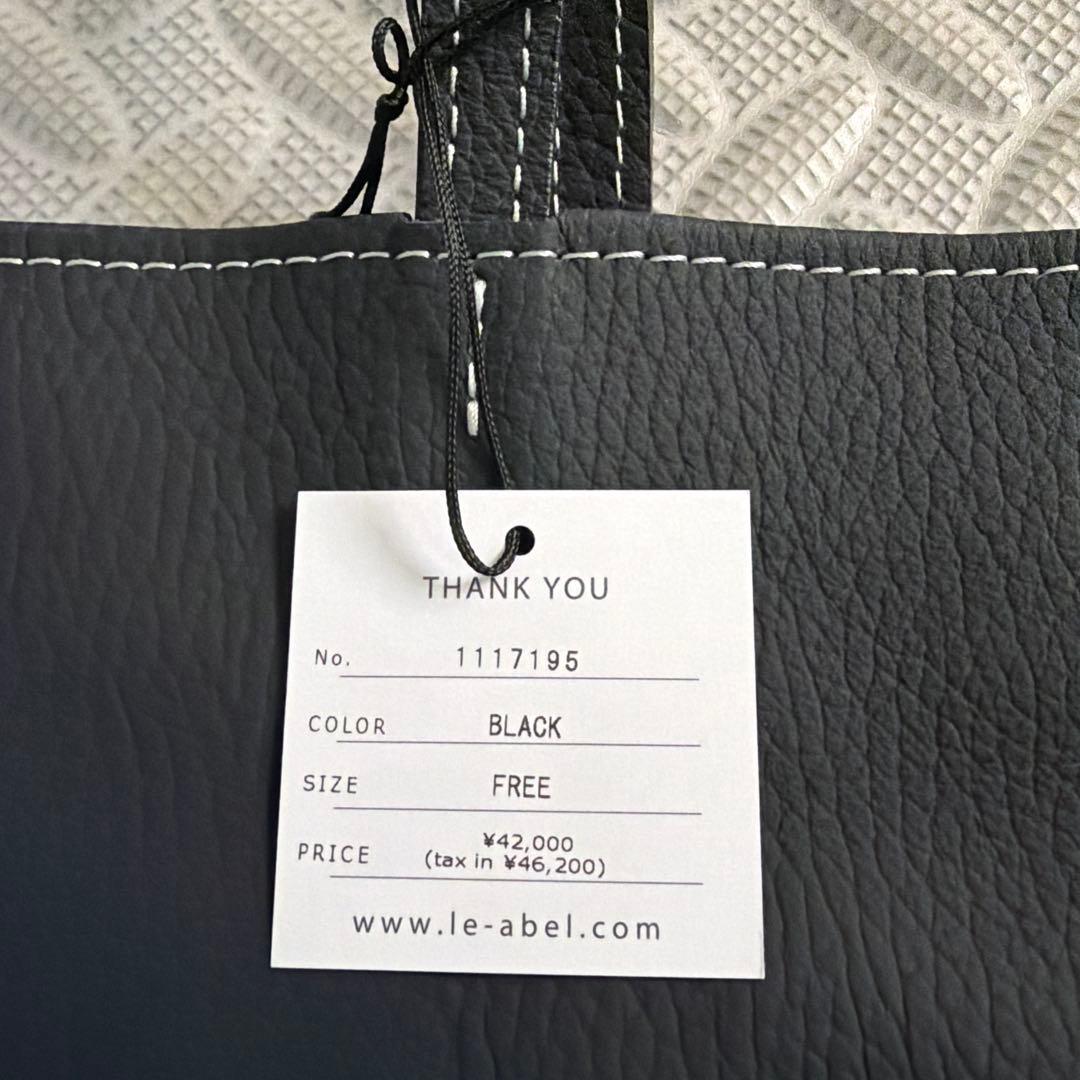 abel アベル　トートバッグ レザー　ブラック