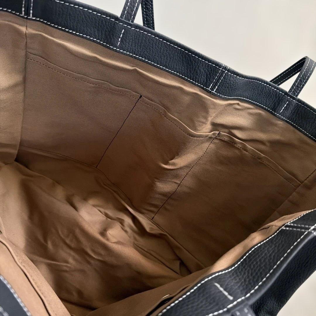 abel アベル　トートバッグ レザー　ブラック