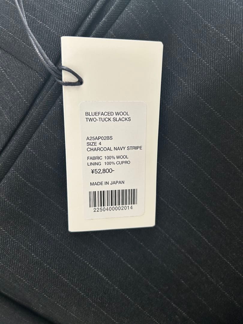 や*と様 AURALEE WOOL TWOーTUCK SLACKS size4