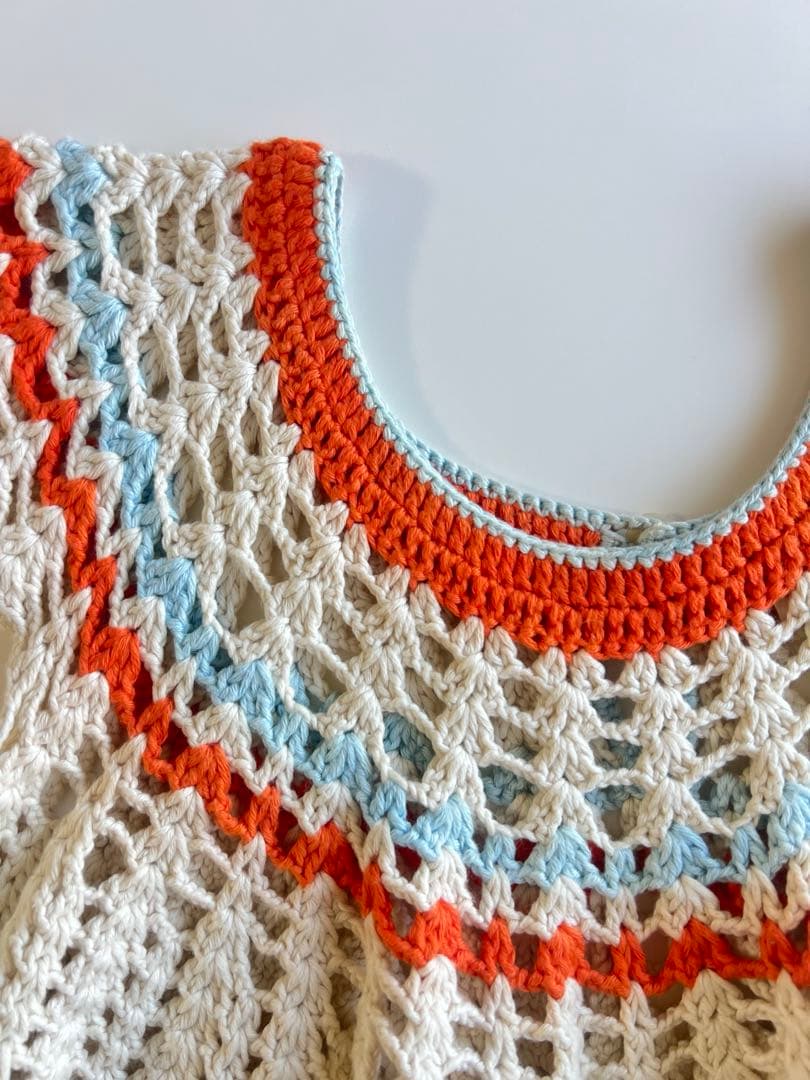 misha&puff クロシェサマーニットドレス　3y