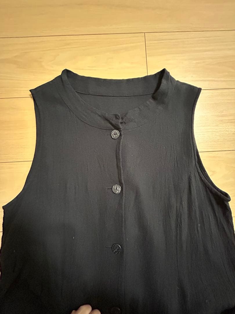 慈雨　センソユニコ　ロングベスト　ブラック　40 Ｌ