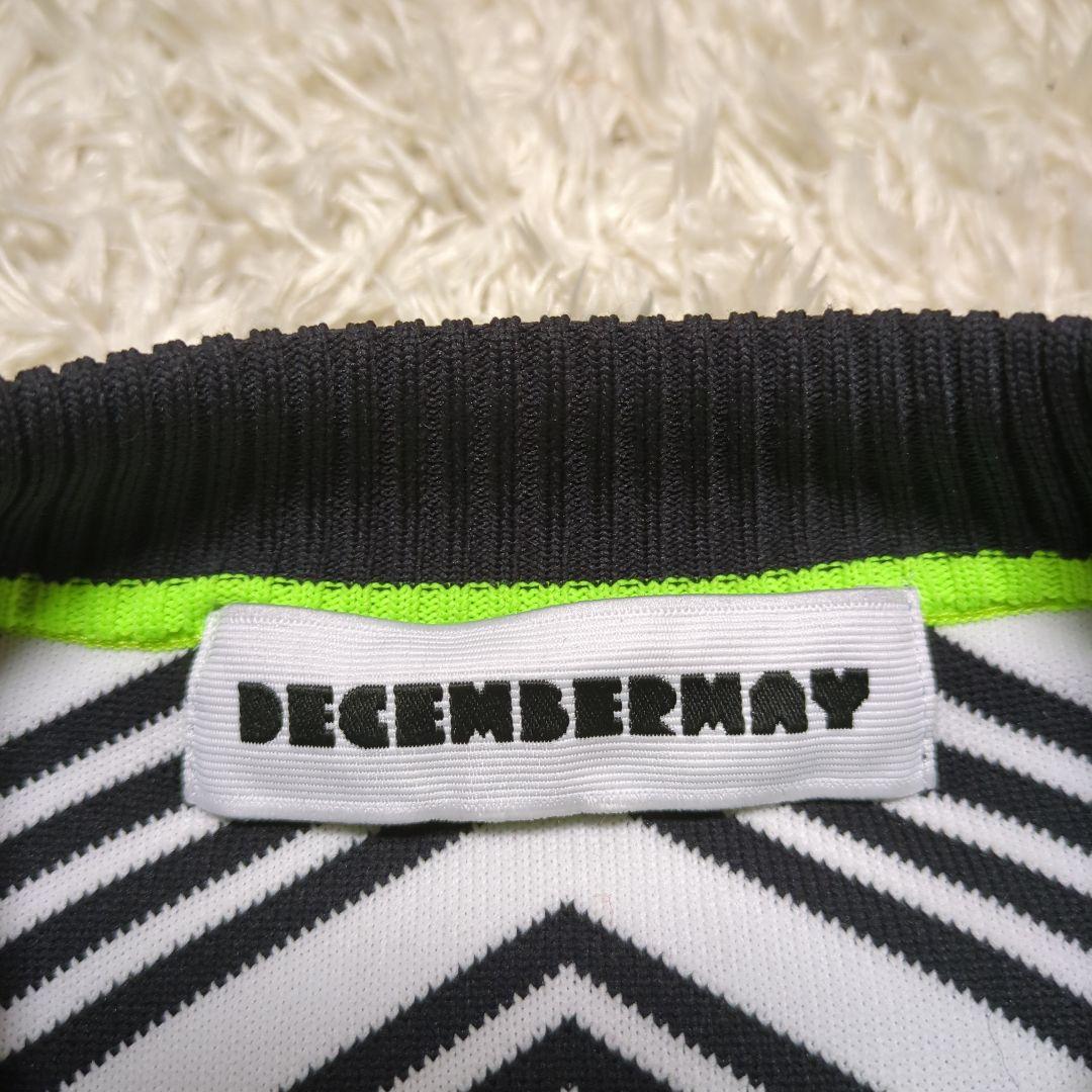 【美品】ディセンバーメイ ゴルフ ニット メンズ 総柄 M