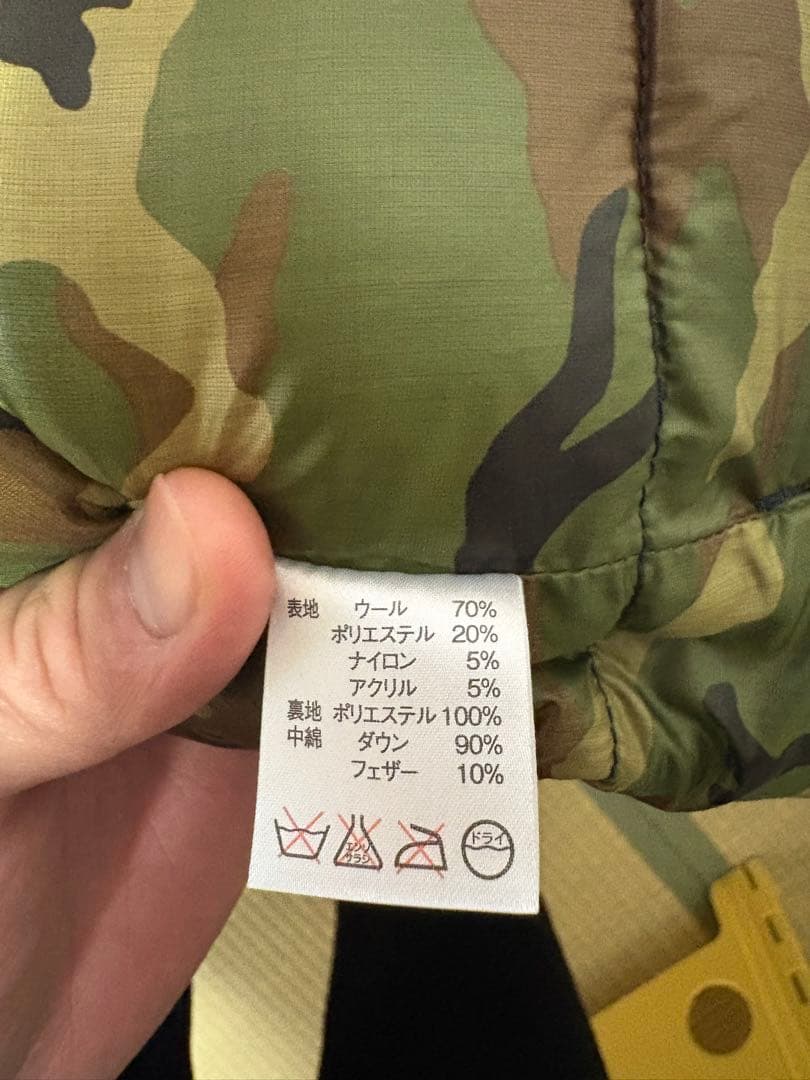 し*ま様 COOCHUCAMP×NANGA コラボダウンベスト