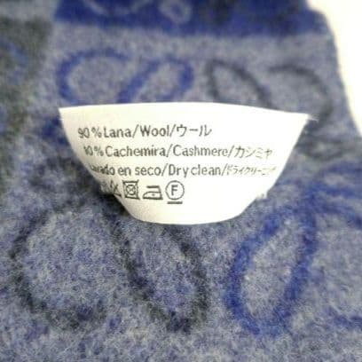 ✨極美品✨LOEWE　マフラー　アナグラム スカーフ　カシミヤ × ウール