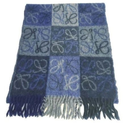 ✨極美品✨LOEWE　マフラー　アナグラム スカーフ　カシミヤ × ウール