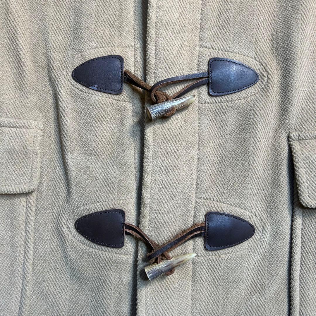 J.PRESS ジェイプレス ヘリンボーンダッフルコート ベージュLL ロング丈