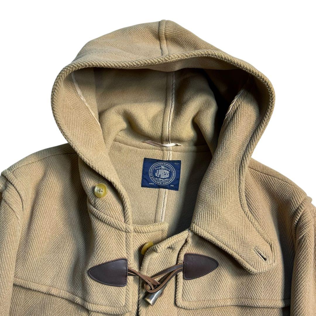 J.PRESS ジェイプレス ヘリンボーンダッフルコート ベージュLL ロング丈