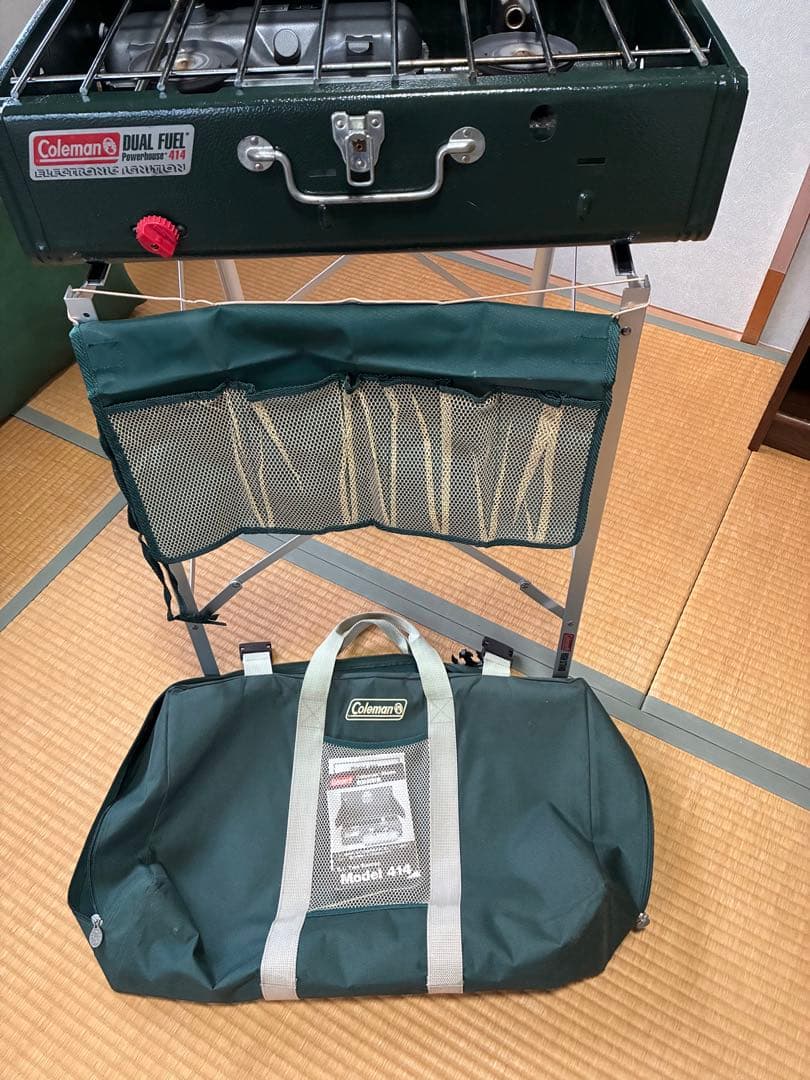 コールマン ツーバーナー パワーハウス 414 USモデル 点火装置付き+2点