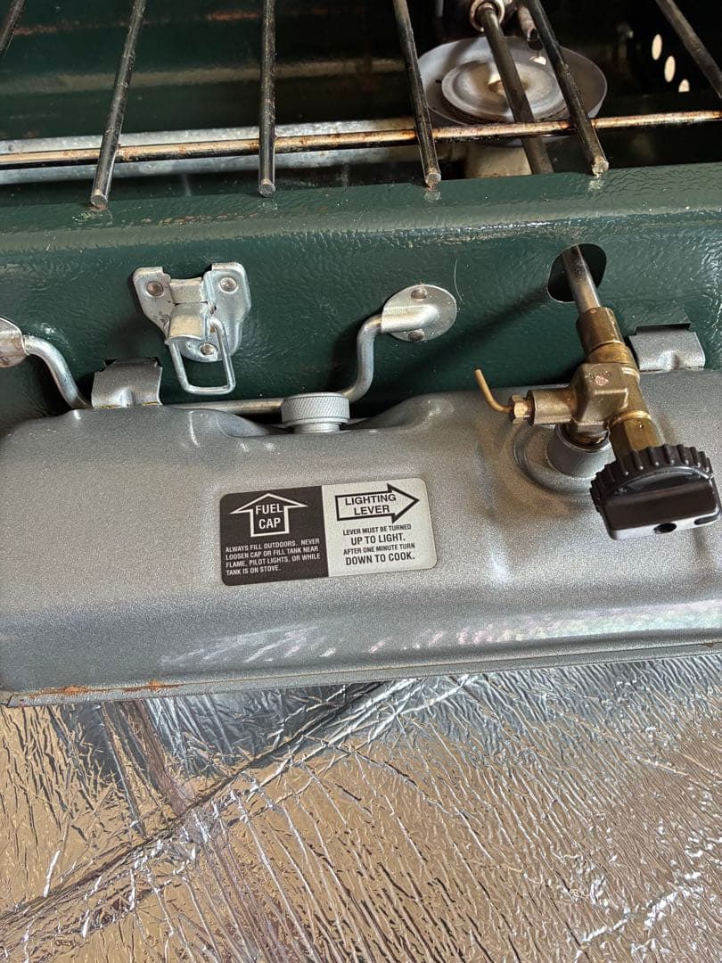 コールマン ツーバーナー パワーハウス 414 USモデル 点火装置付き+2点