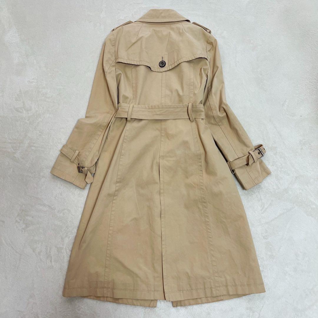 バーバリーブルーレーベル トレンチコート ライナー ノバチェック ベージュ　36