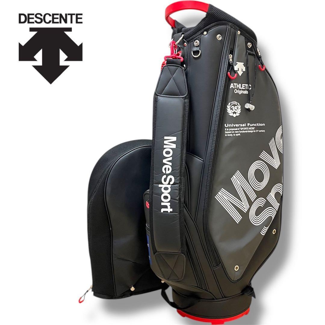 美品 デサント ゴルフ DQBPJJ03 キャディバッグ　9型 軽量