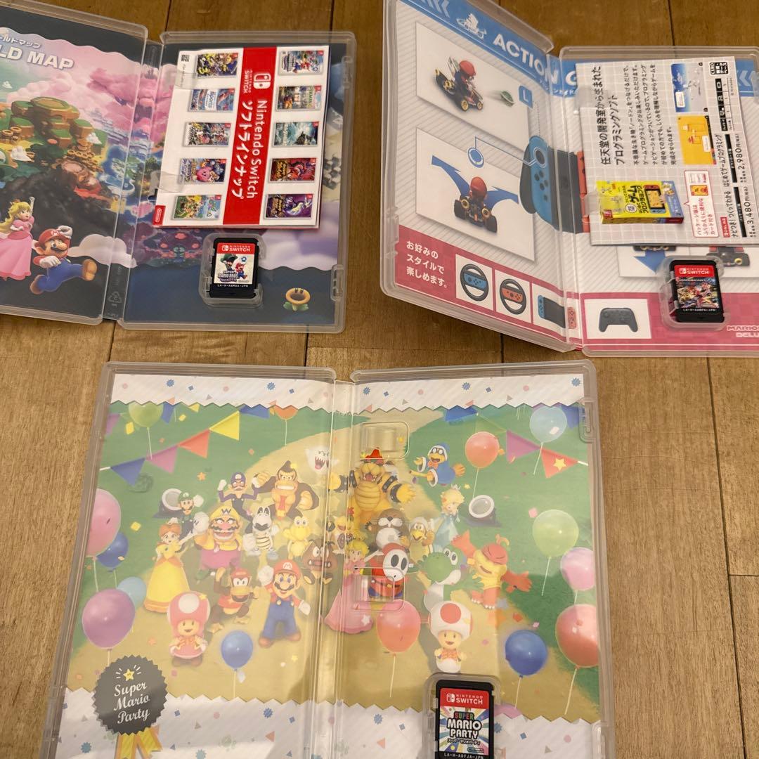 スイッチ用ゲーム ソフト3本セット