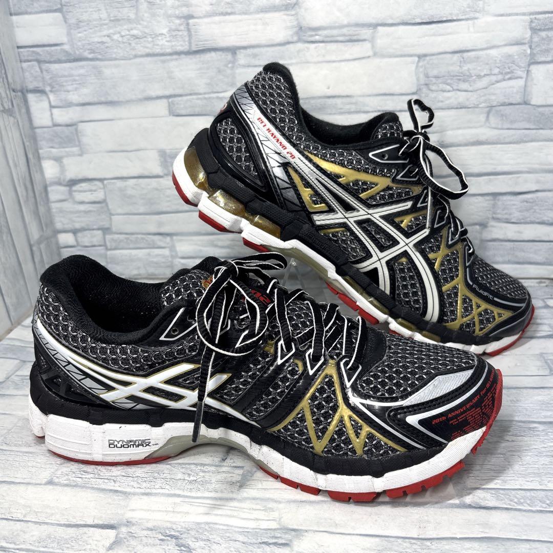 ✨美品✨アシックス ランニングシューズ ゲルカヤノ20 ブラック 25cm
