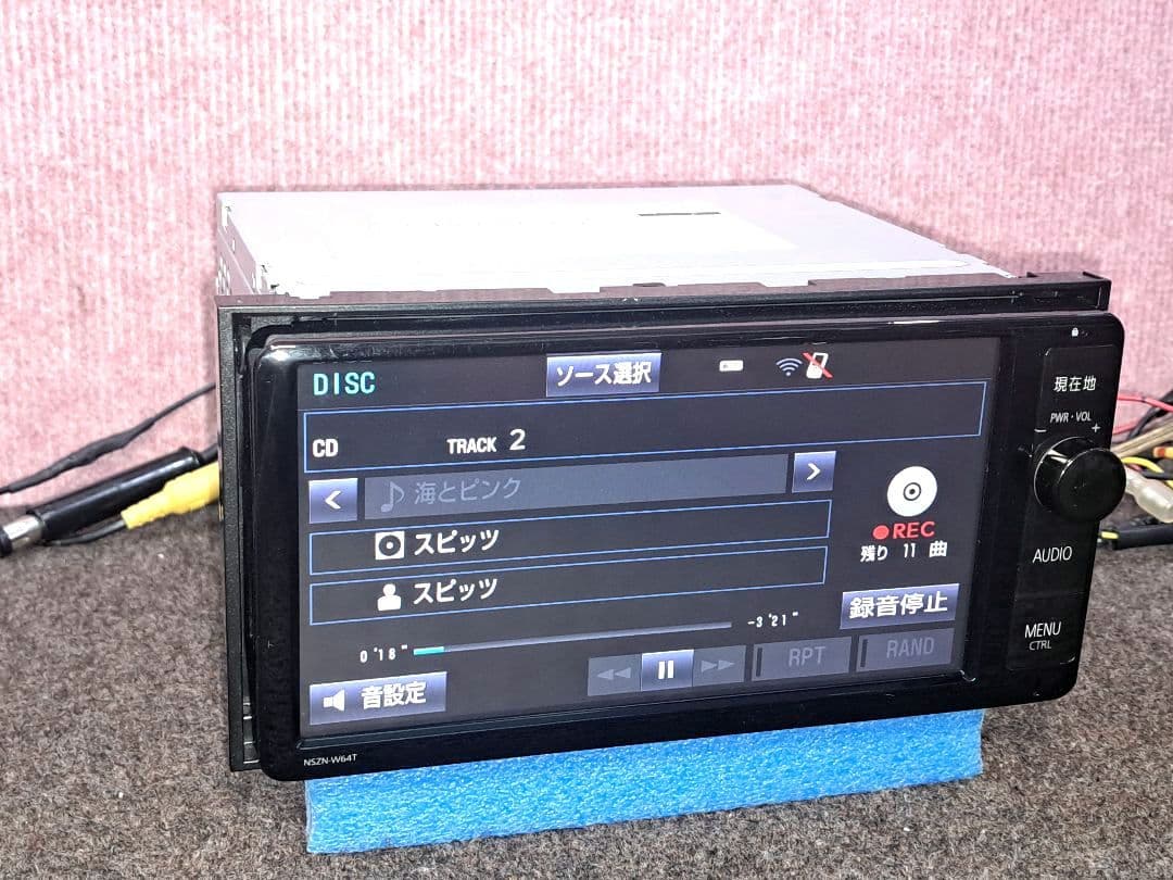 タッチ新品！★トヨタ純正ナビ NSZN-W64T BT・地デジTV ★動作良好