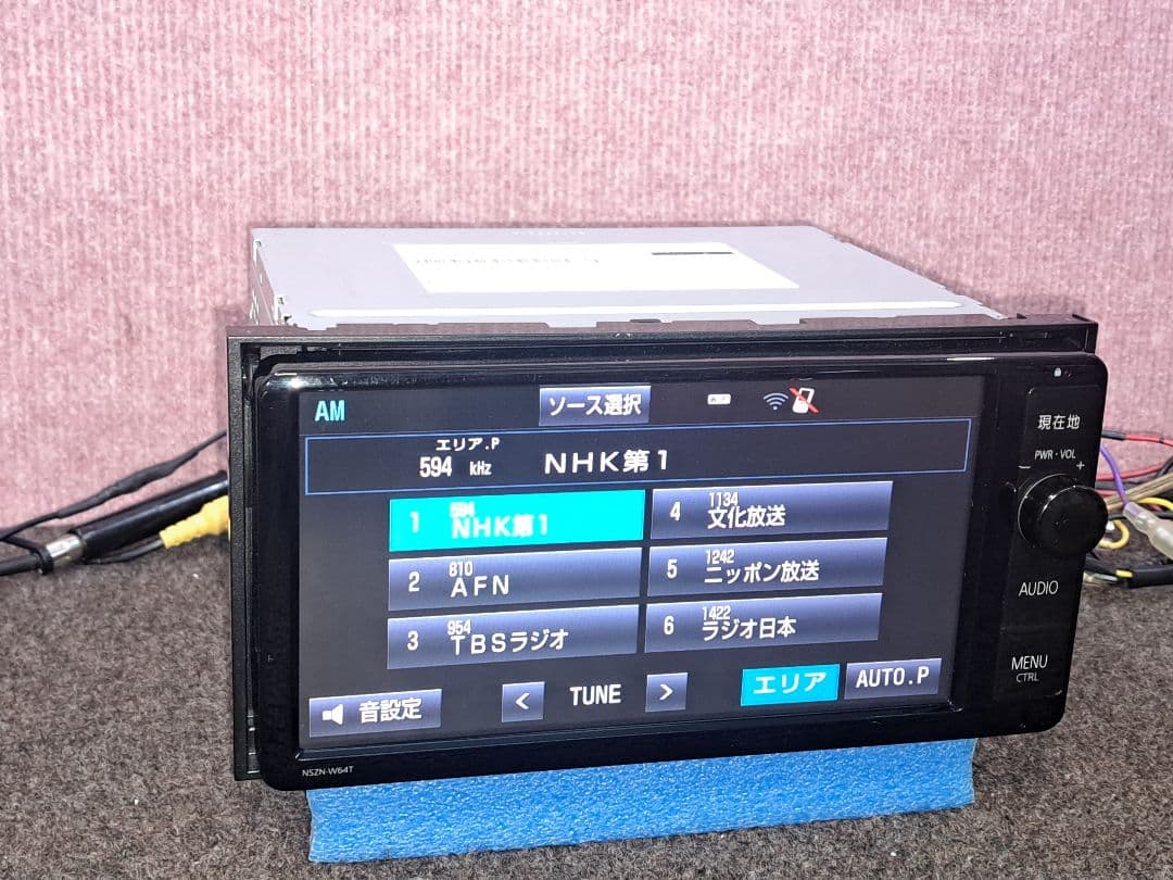 タッチ新品！★トヨタ純正ナビ NSZN-W64T BT・地デジTV ★動作良好