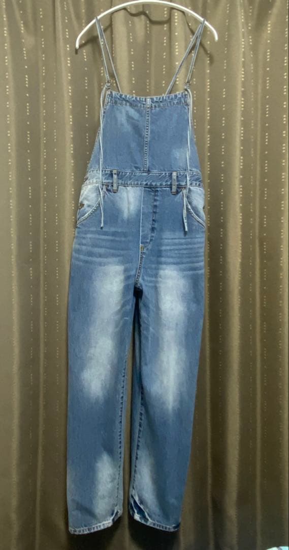 美品【Whim Gazette】デニムオールインワン2 38