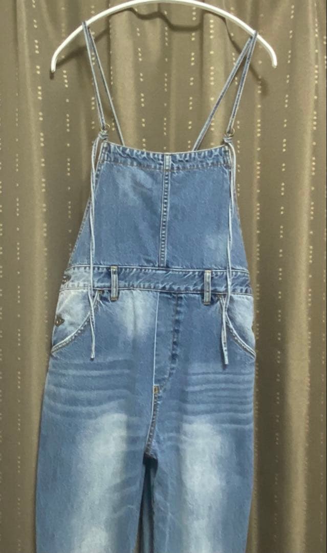 美品【Whim Gazette】デニムオールインワン2 38