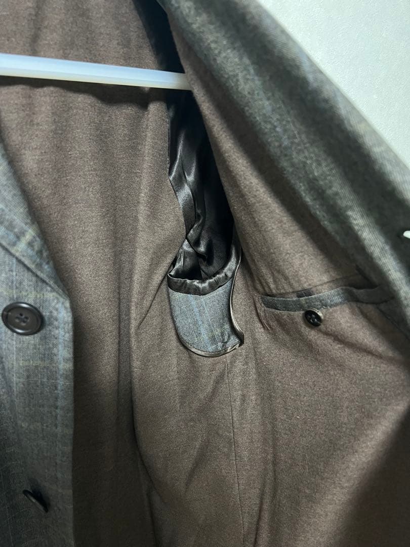 MARC JACOBS マーク ジェイコブス　ロングコート　メンズ　チェック柄