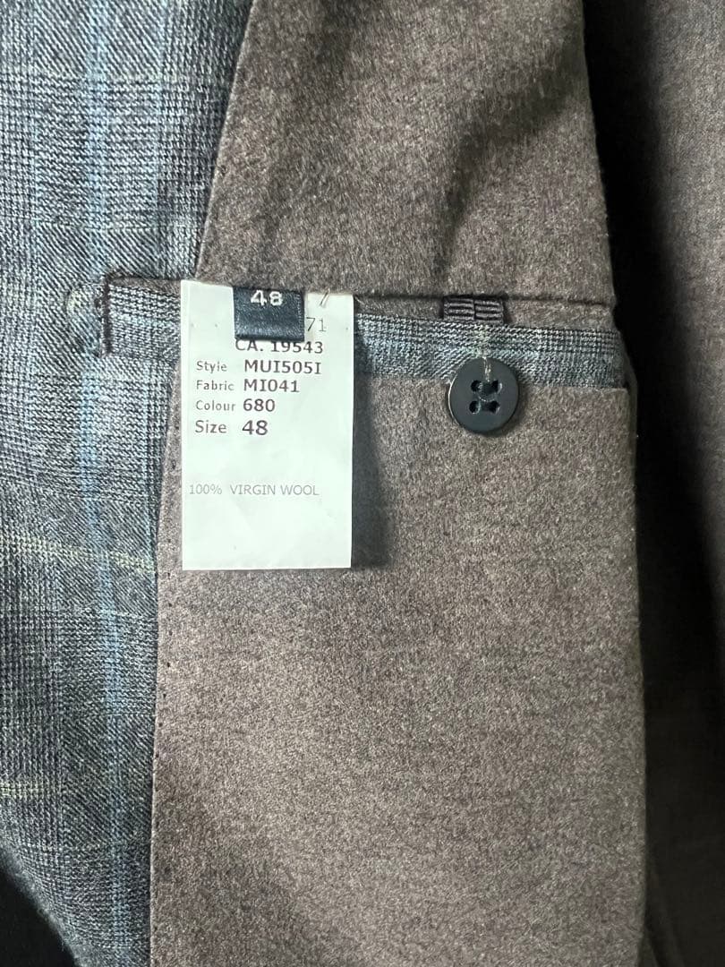 MARC JACOBS マーク ジェイコブス　ロングコート　メンズ　チェック柄