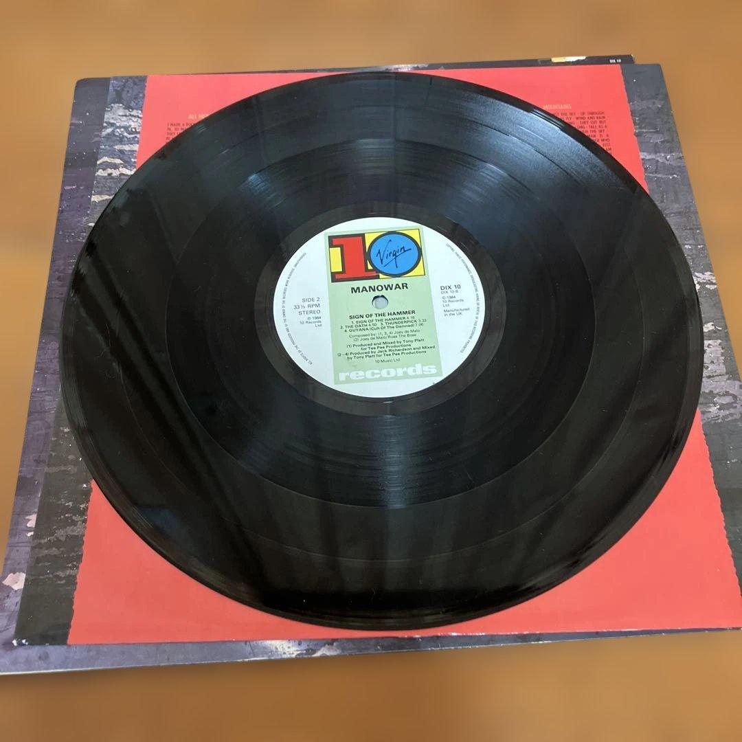 MANOWAR / マノウォー SIGN OF THE HAMMER レコード