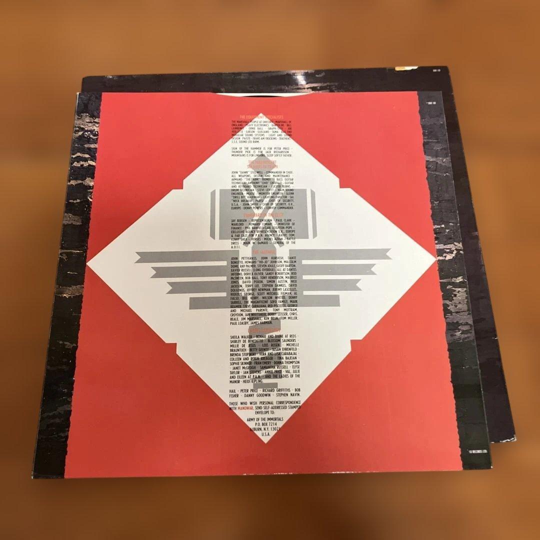 MANOWAR / マノウォー SIGN OF THE HAMMER レコード