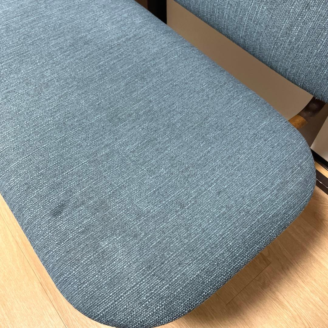 【日曜限定値下げ‼️】ニトリ　リラックスワイド　傷・汚れに強い2人掛けチェア