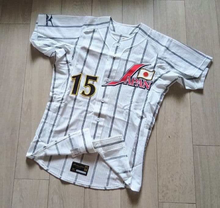 【プロモデル　タグ袋付】オリンピック　田中　ホーム　ユニフォーム　ミズノプロM