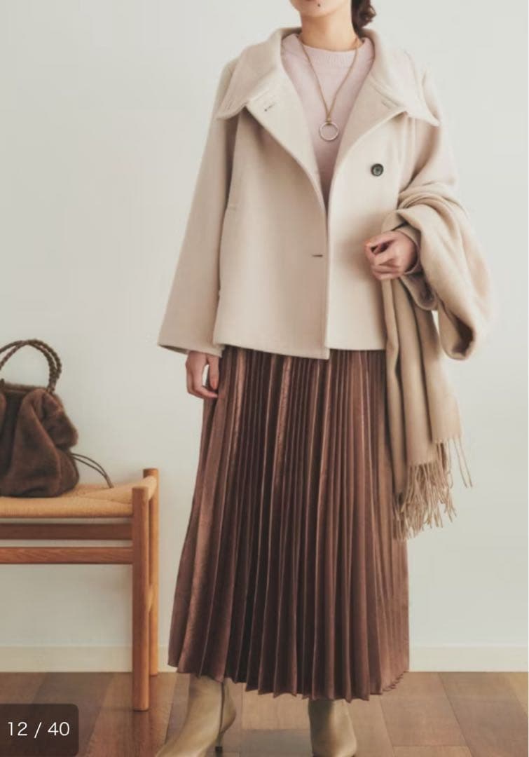 いっこ untitledショートコート サイズM