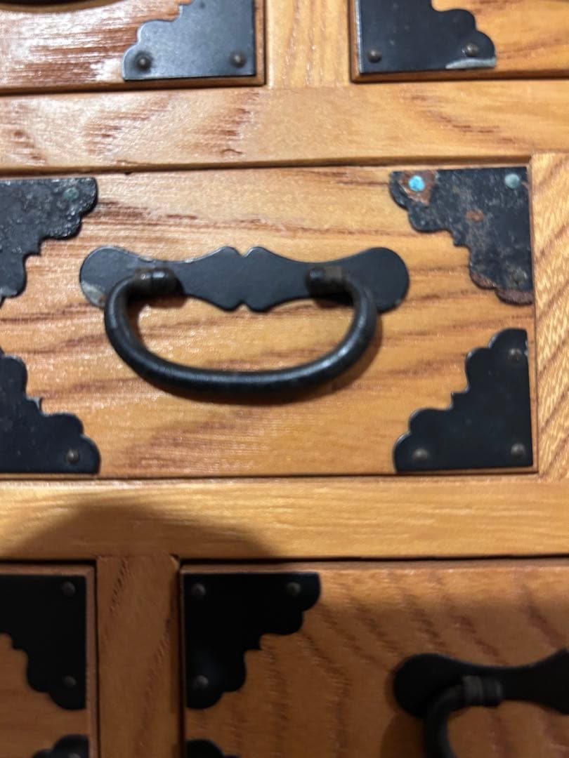 薬箱　木製　アンティーク家具　小物入れ　アクセサリー入れ