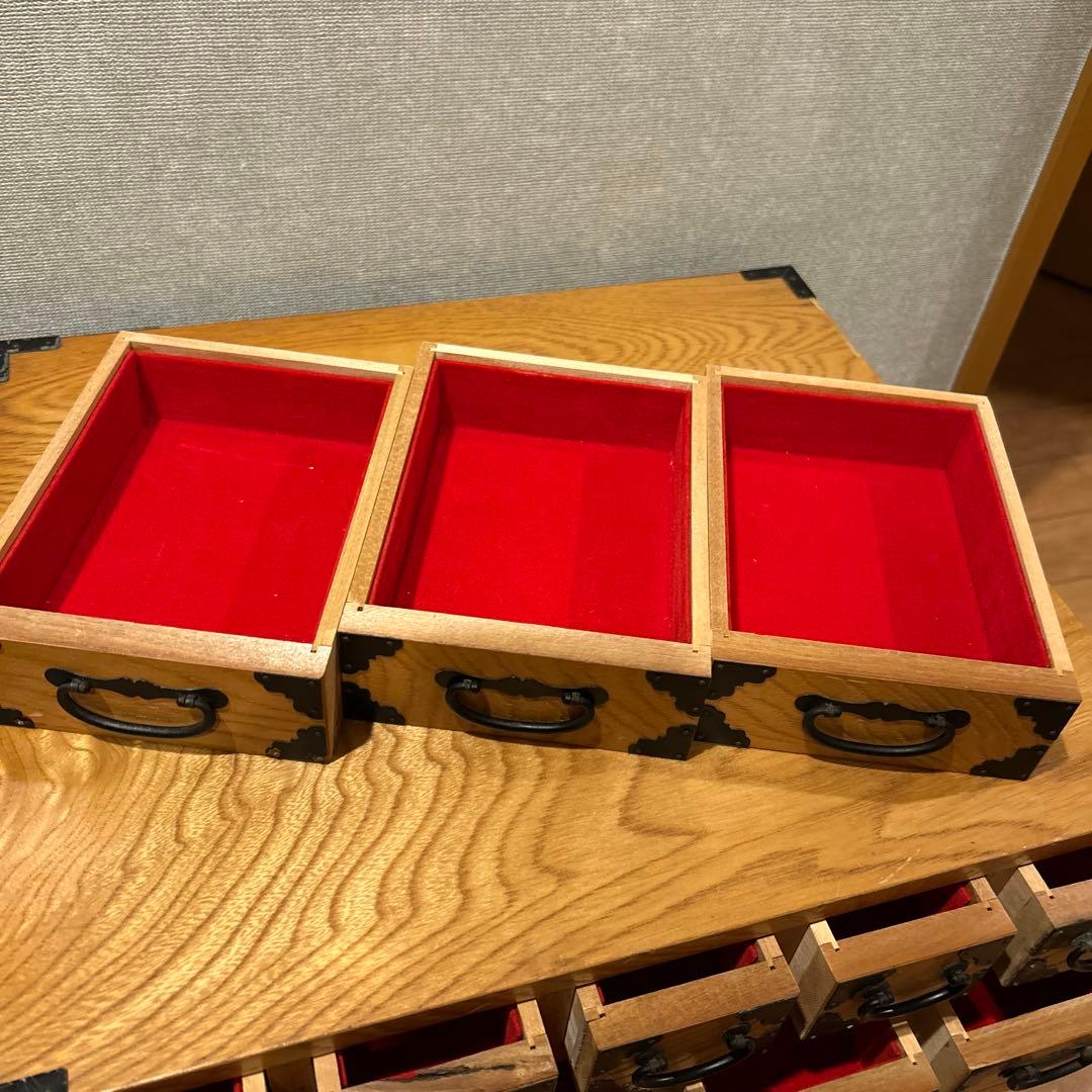 薬箱　木製　アンティーク家具　小物入れ　アクセサリー入れ