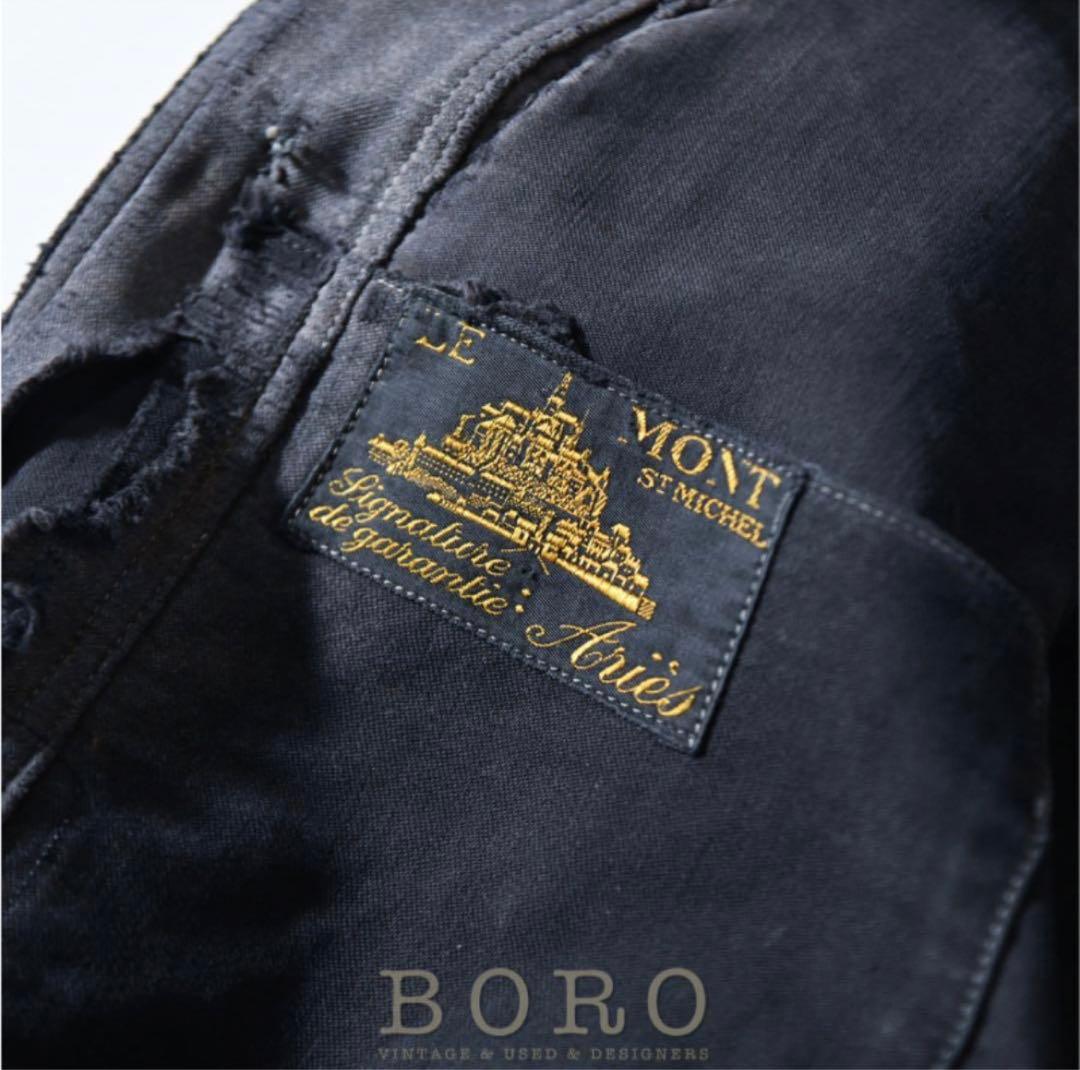 ザ*ザ様 30s LE MONT ST MICHEL ブラックモールスキンジャケ