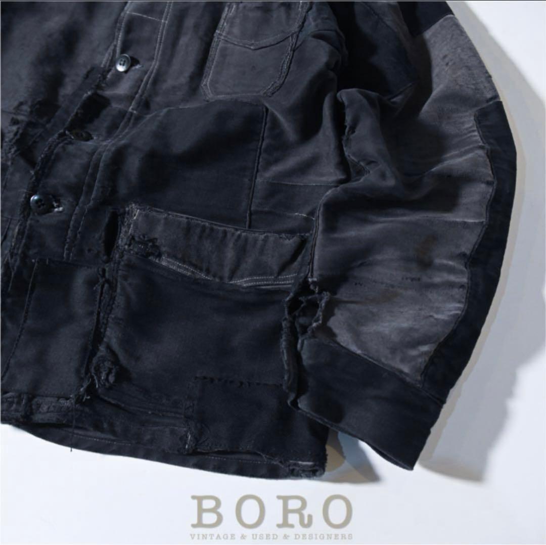 ザ*ザ様 30s LE MONT ST MICHEL ブラックモールスキンジャケ