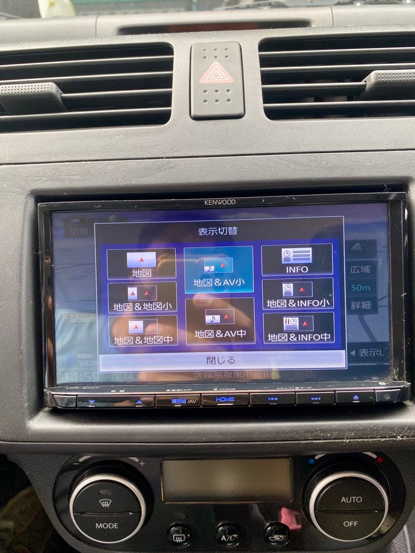 ケンウッド MDV-S707 地図データ 2019年モデル 2020年配線付き
