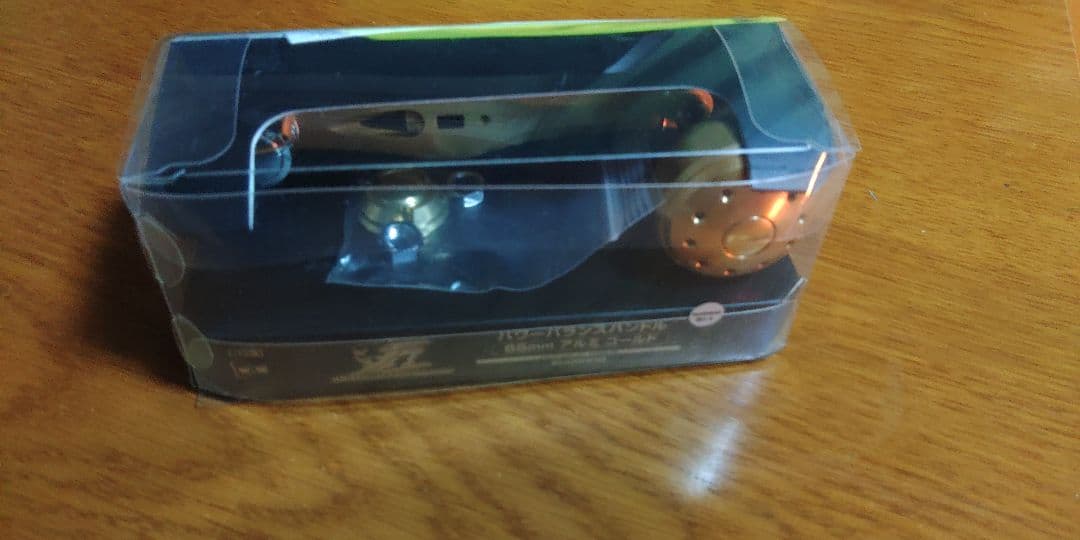 新品未使用です。 SHIMANO　夢屋　ゴールドハンドルノブ　65㎜